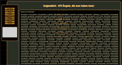 Desktop Screenshot of phobien.tantalosz.de