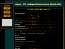Tablet Screenshot of latinum.tantalosz.de